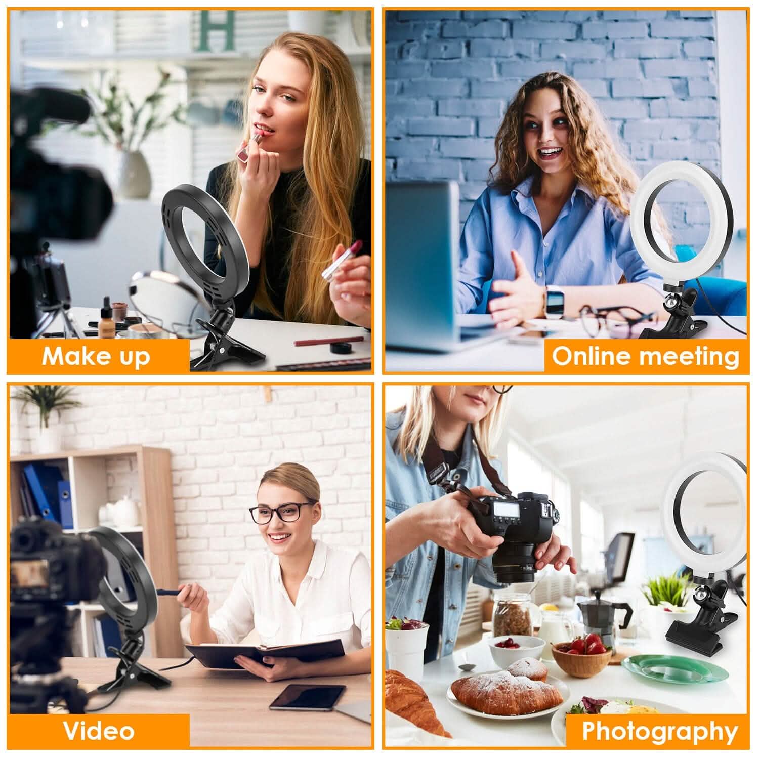 6.3-Inch LED Ring Light Computer Accessories - Tophatter Daily Deals