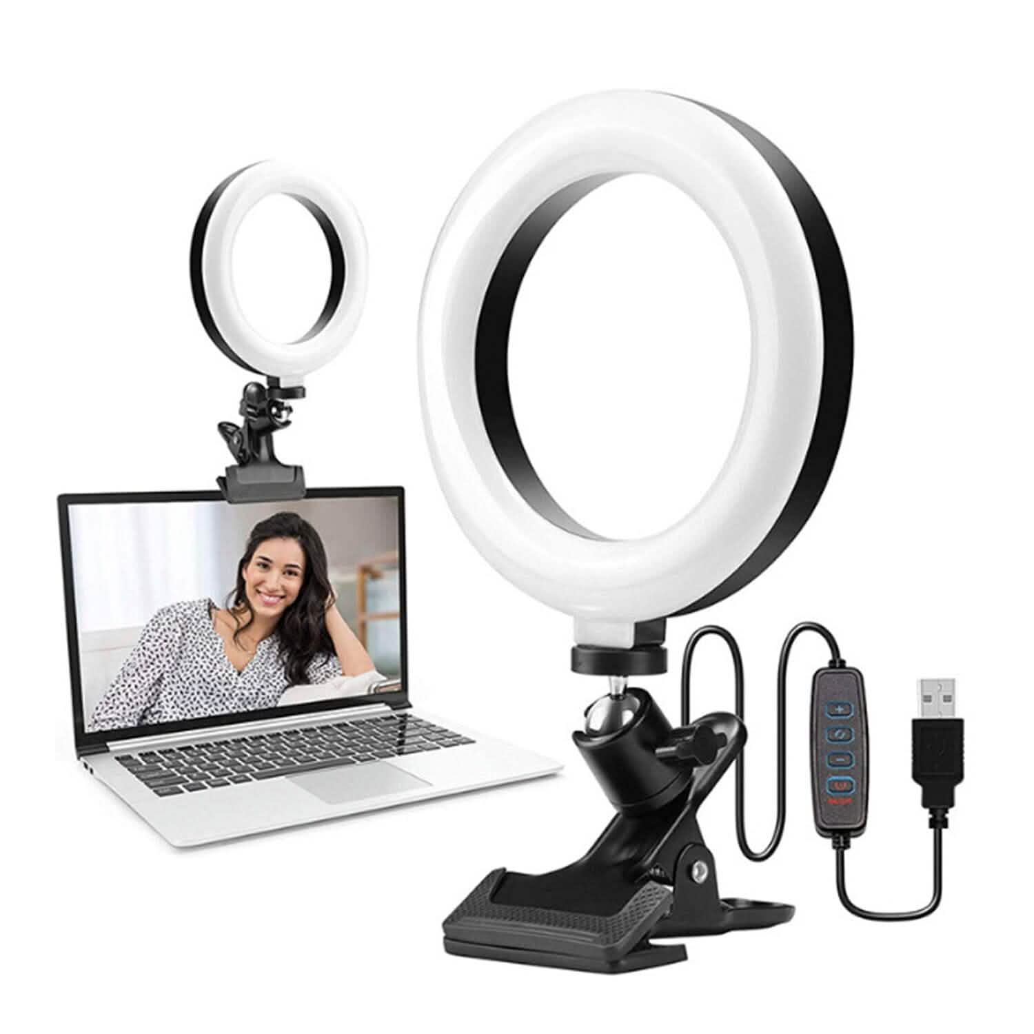 6.3-Inch LED Ring Light Computer Accessories - Tophatter Daily Deals