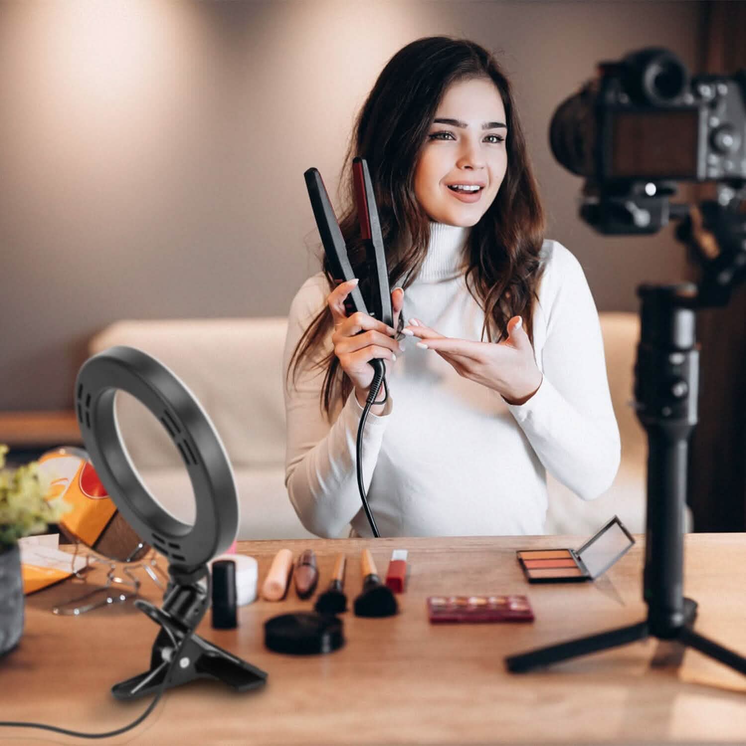 6.3-Inch LED Ring Light Computer Accessories - Tophatter Daily Deals