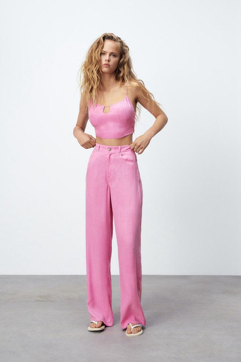 All-match Women's Summer New Product Line Decoration Drape Pants 0 - Tophatter Daily Deals