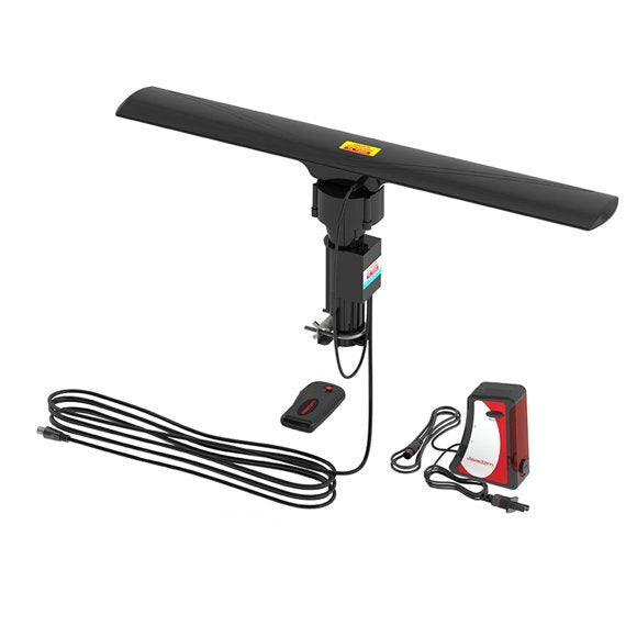 Outdoor TV Antenna Omnidirectional With Amplifier 990 Miles - Tophatter Daily Deals