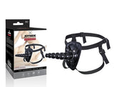 X Joyride 6.5 Inch Strap-On Butt Plug with Beaded Anal Probe and Faux-Leather Harness > Dildos > Strap On Harnesses - Tophatter Daily Deals
