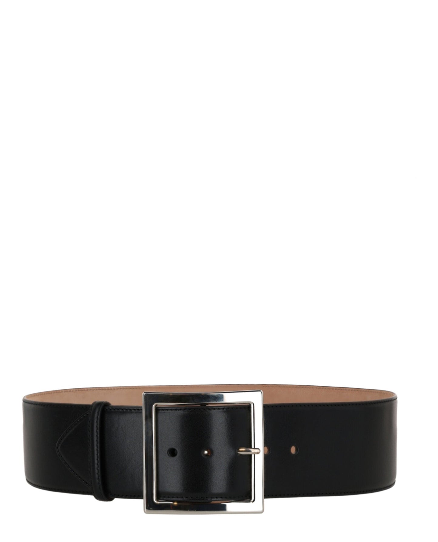 Alexander McQueen Square Buckle Ecolux Belt Black 90 Belts - Tophatter Daily Deals