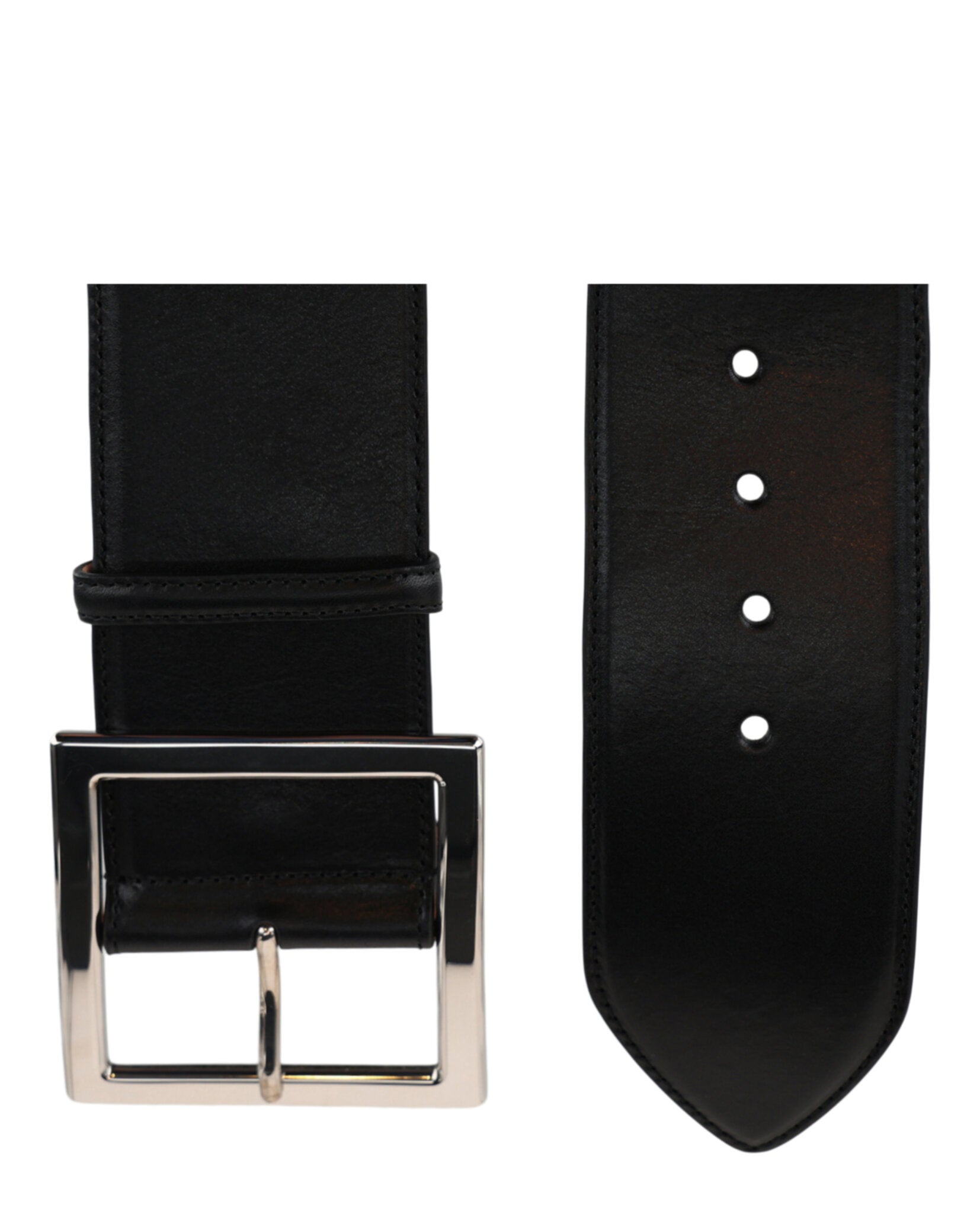 Alexander McQueen Square Buckle Ecolux Belt Belts - Tophatter Daily Deals