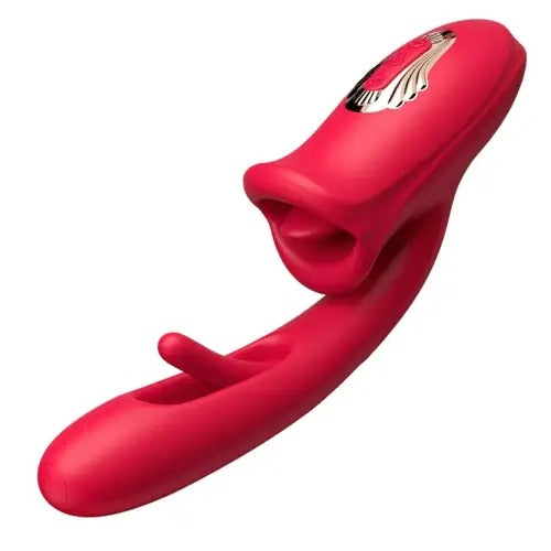Acmejoy-Shaped Biting Soother with Vibration & Flapping Vibrators - Tophatter Daily Deals