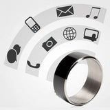 Black Technology Ring Solar Android Temperature Magic Net Red Smart Sci-Fi Bluetooth Ring NFC smart version 0 - Tophatter Daily Deals
