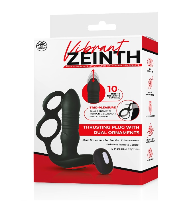 4.5 Inch Remote Silicone Prostate Stimulator With Ring > Anal Range > Prostate Plugs - Tophatter Daily Deals