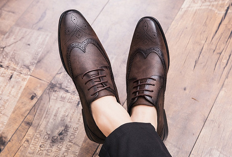Business dress shoes with pointed toes 0 - Tophatter Daily Deals