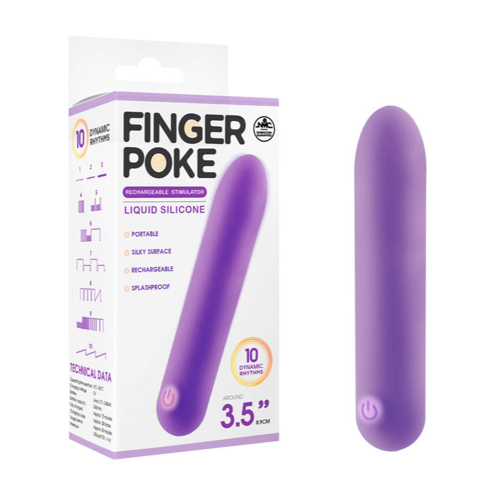 High-Quality Rechargeable 3.5 Inch Silicone Stimulator > Vibrators > Finger Vibrators - Tophatter Daily Deals