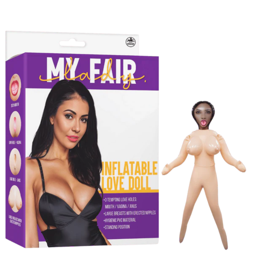 Inflatable Love Doll Standing (PVC) – Three Openings Realistic Love Doll > Sex Toys > Sex Dolls > Novelty Inflatables - Tophatter Daily Deals