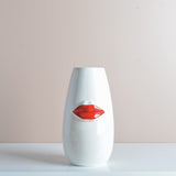 Body Ceramic Decorative Vase Characteristic Lips Valentine's Day Ornaments White 0 - Tophatter Daily Deals