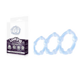Lasting Love Ring 3 Piece Set - Silicone Cock Rings - Clear > Cock Ring > Sets - Tophatter Daily Deals