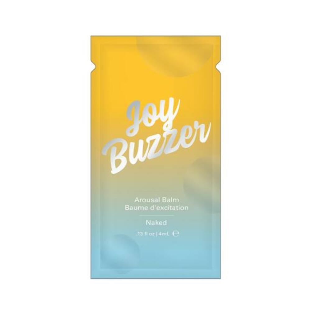 Joy Buzzer Naked Clitoral Arousal Balm (bulk Pack/24 Pcs) .13 Oz Foil - Tophatter Daily Deals