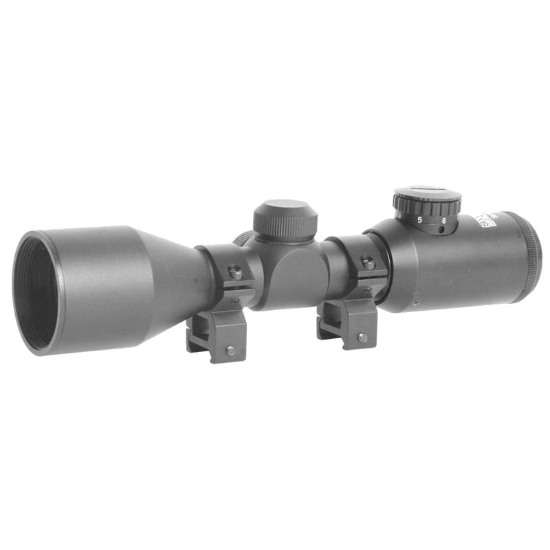 Swiss Arms 5x42E Compact Scope With Illuminated Electronic Reticule Airsoft Gun Accessory Collectible Weapons - Tophatter Daily Deals