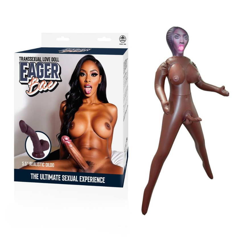 Eager Bae Transsexual Love Doll – 150cm Realistic Doll with 2 Love Holes and 5.5 Inch Dildo > Sex Toys > Sex Dolls > Inflatable - Tophatter Daily Deals