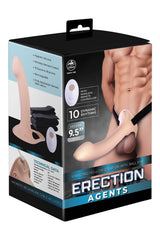 Erection Agents USB Rechargeable Vibrating Hollow Strap-On 9.5" inch (24 cm) – Powerful Strap-On > Dildos > Hollow Strap Ons - Tophatter Daily Deals