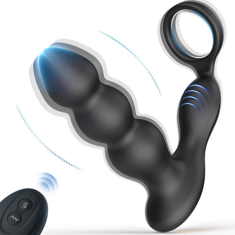 Torne Progressive Beads Prostate Massager Black Anal Toys - Tophatter Daily Deals