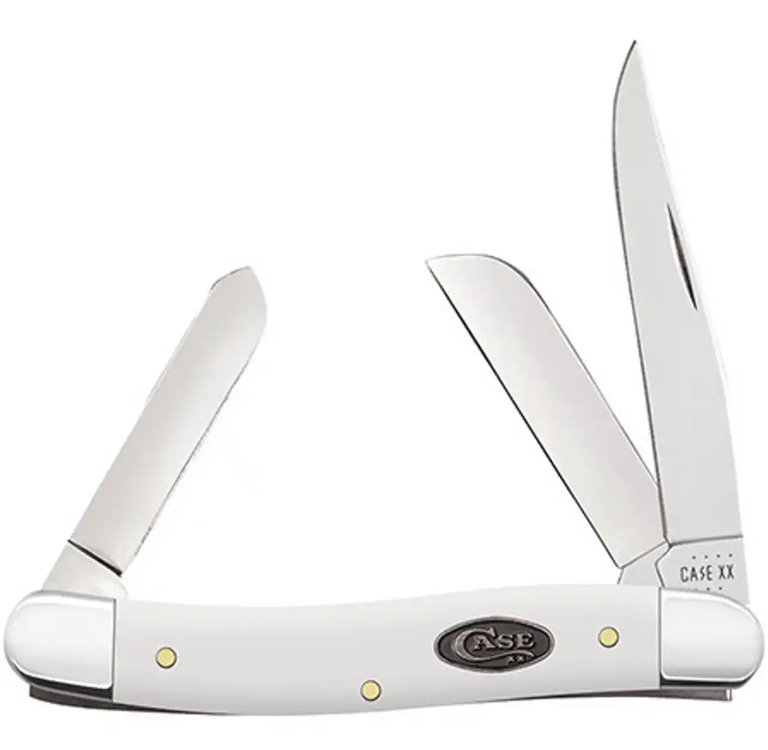 Case Medium Stockman - Smooth White Synthetic - 63961 - Tophatter Daily Deals