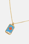 Tarot Card Pendant Copper Necklace Necklaces - Tophatter Daily Deals