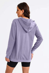 Drawstring Half Zip Hooded Dress Casual Dresses - Tophatter Daily Deals