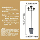 Solar Garden Triple Head Pathway Light Home & Garden > Garden Lights > In-Ground Lights - Tophatter Daily Deals