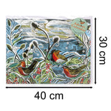 Midwinter Robins Pop-up 3D Advent Calendar | Bird Christmas Calendar - 40x30cm Advent Calendar - Tophatter Daily Deals