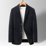 Soft Men’s Blazer - Slim Cut, Chenille, Smart Casual 3D Changing Face Moving Picture Frame - Tophatter Daily Deals