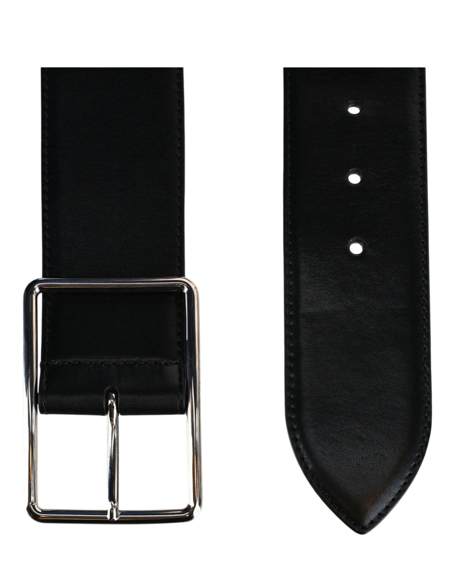 Alexander McQueen Wide Leather Belt Belts - Tophatter Daily Deals