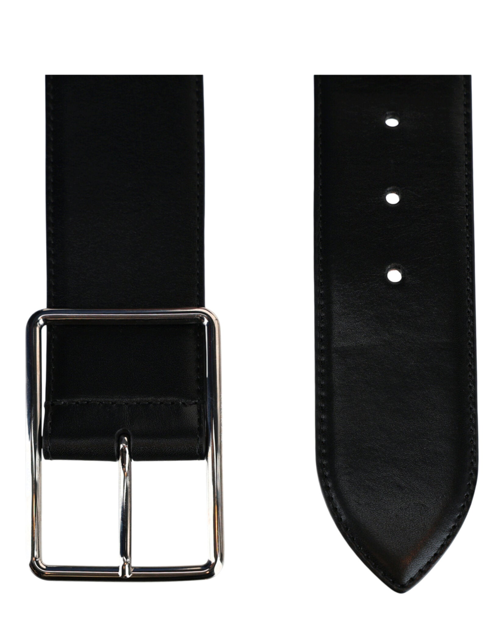 Alexander McQueen Wide Leather Belt Belts - Tophatter Daily Deals