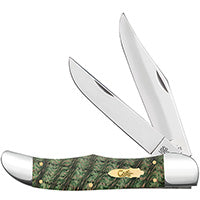 Case Folding Hunter - Smooth Kelly Green Curly Oak - 64072 Knives - Tophatter Daily Deals