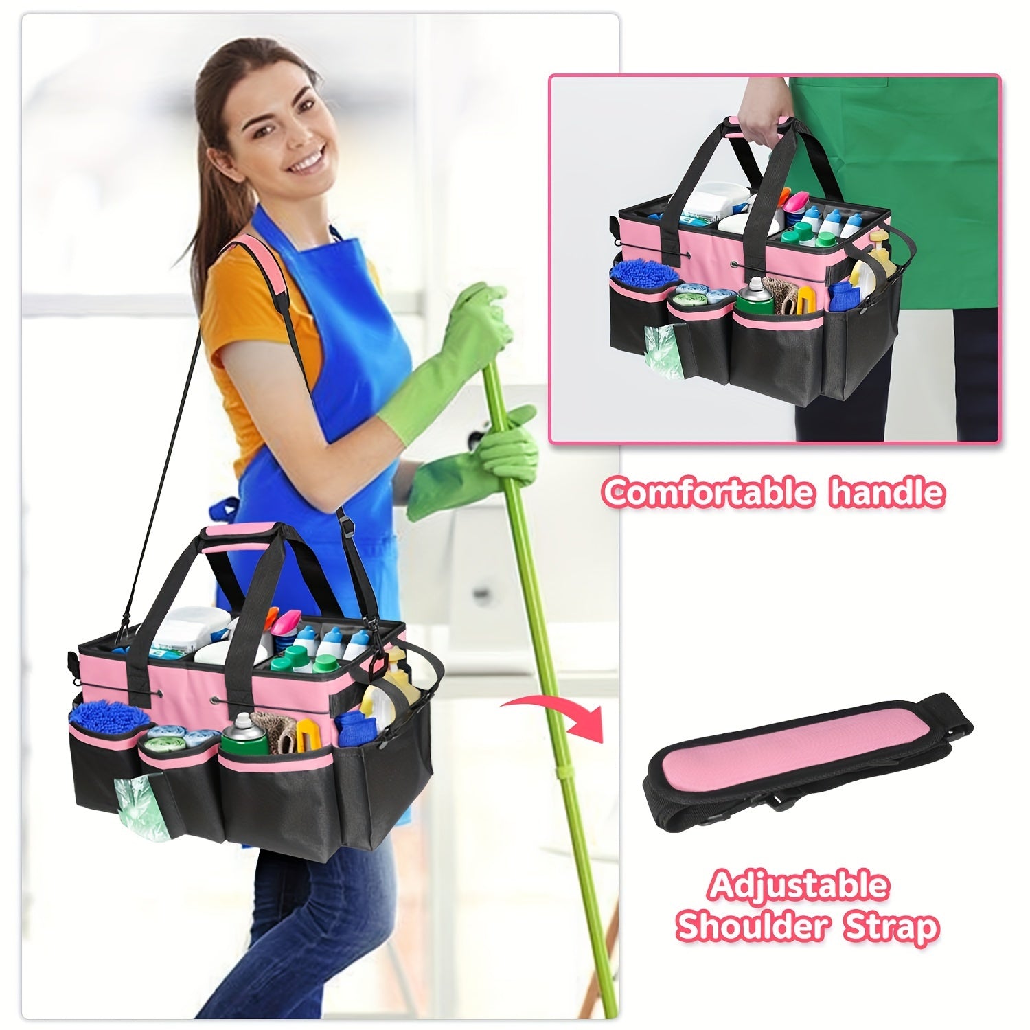 Capacity Cleaning Tool Storage Bag Storage & Organisation - Tophatter Daily Deals