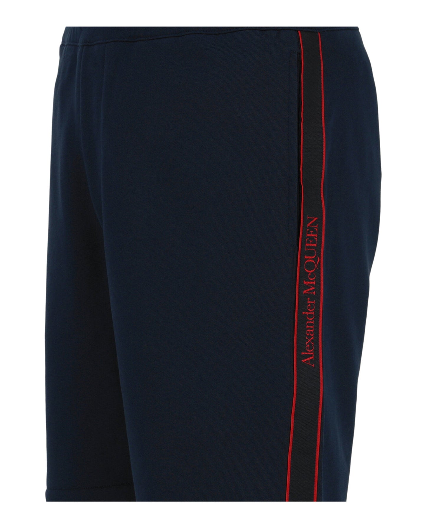 Alexander McQueen Logo Tape Shorts Shorts - Tophatter Daily Deals