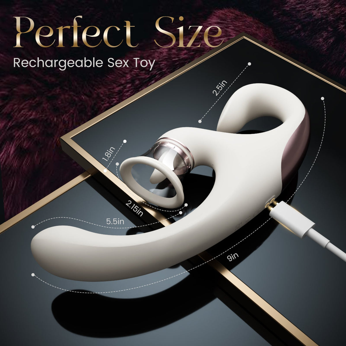 Sweetie Fox- Clitoral Arousal Tongue Licking Suction Vibration Triple Stimulation Vibrators Vibrators - Tophatter Daily Deals