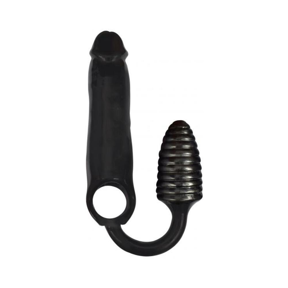 Rooster Xxxpander Ribbed Sheath Black - Tophatter Daily Deals