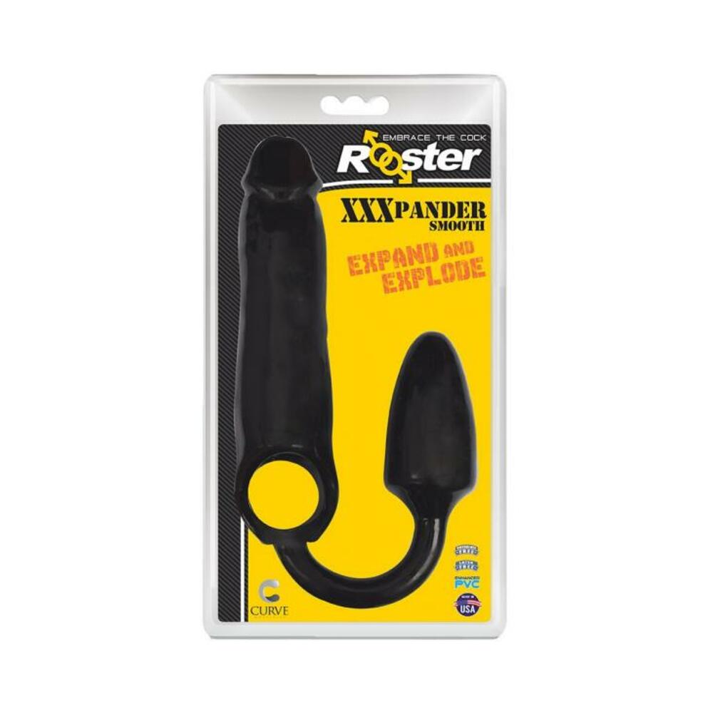 Rooster Xxxpander Smooth Sheath Black - Tophatter Daily Deals