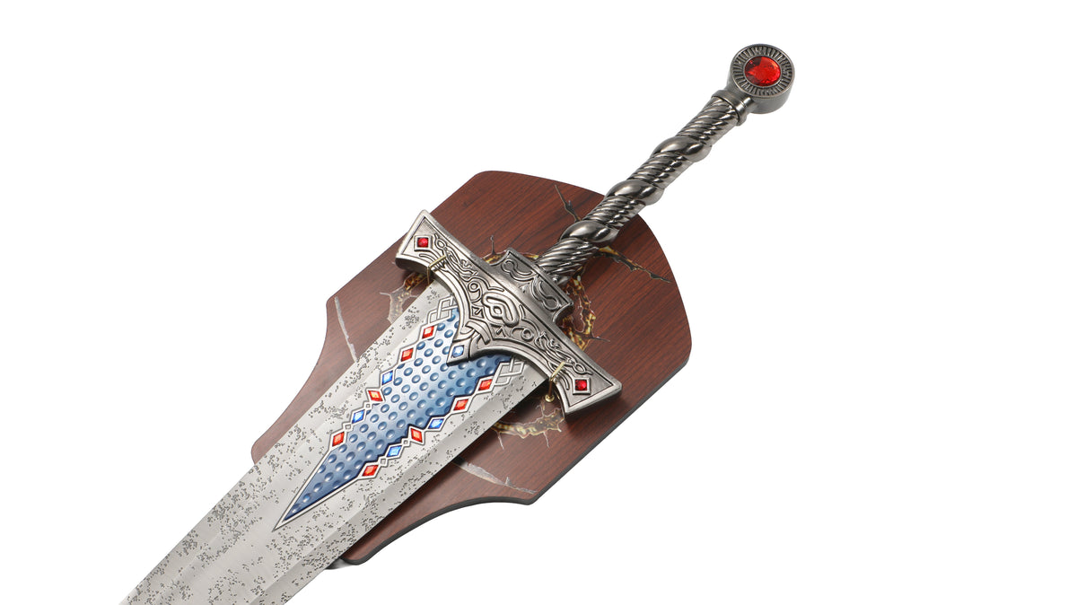 Crimson Desert - Deluxe Fantasy Sword with Display Plaque Sword - Tophatter Daily Deals