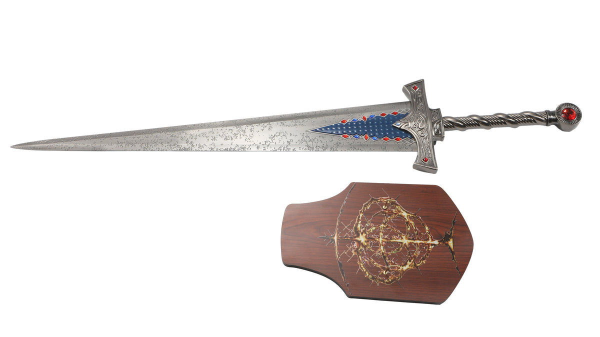 Crimson Desert - Deluxe Fantasy Sword with Display Plaque Sword - Tophatter Daily Deals