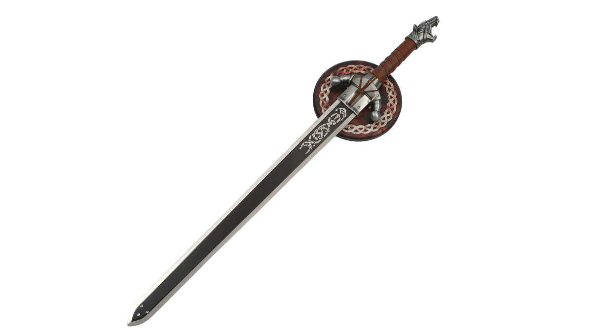 Crimson Desert - Grey Wolf Sword with Display Plaque Sword - Tophatter Daily Deals