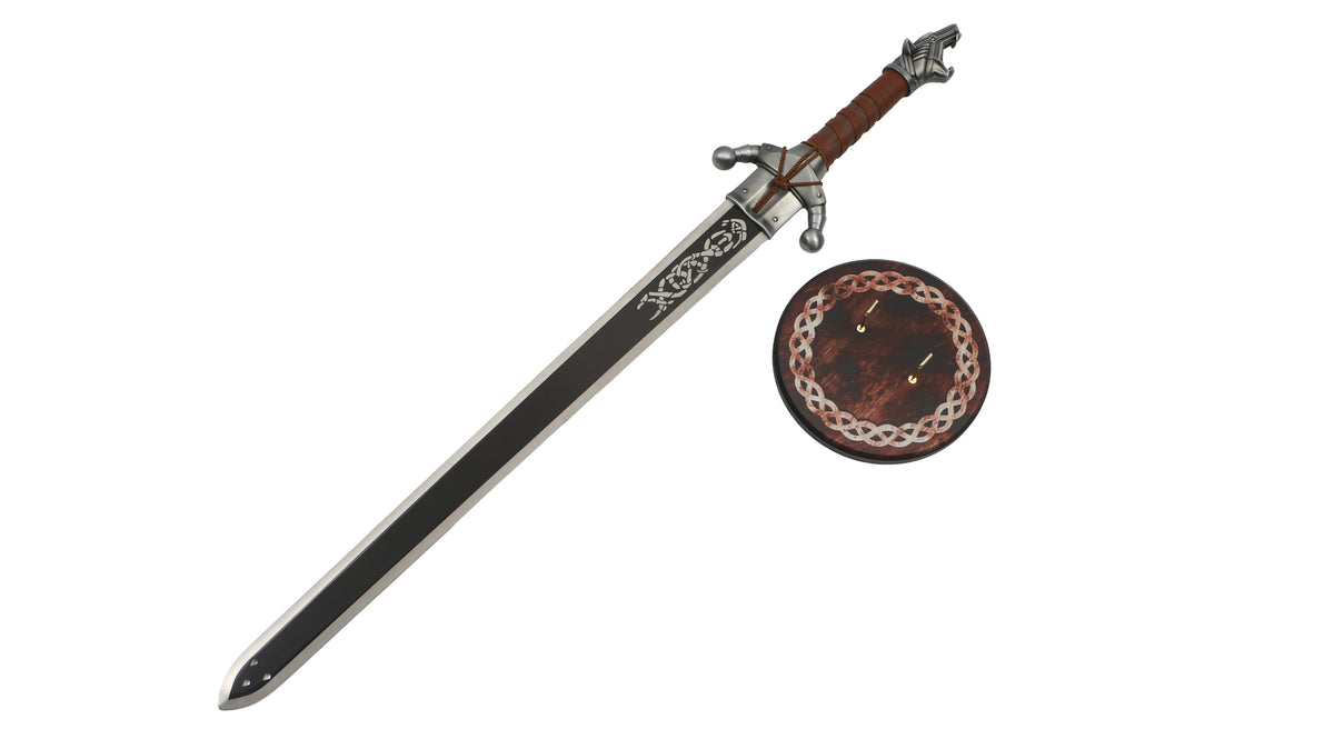 Crimson Desert - Grey Wolf Sword with Display Plaque Sword - Tophatter Daily Deals