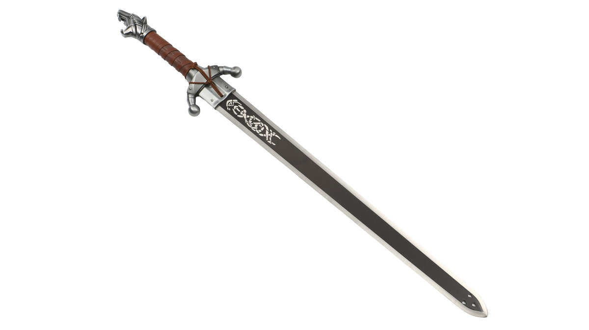 Crimson Desert - Grey Wolf Sword with Display Plaque Sword - Tophatter Daily Deals
