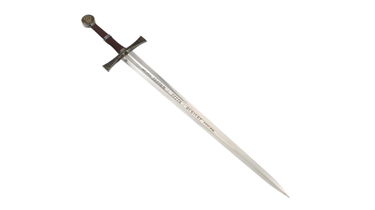 Crimson Desert - Deluxe Engraved Longsword with Display Plaque Sword - Tophatter Daily Deals
