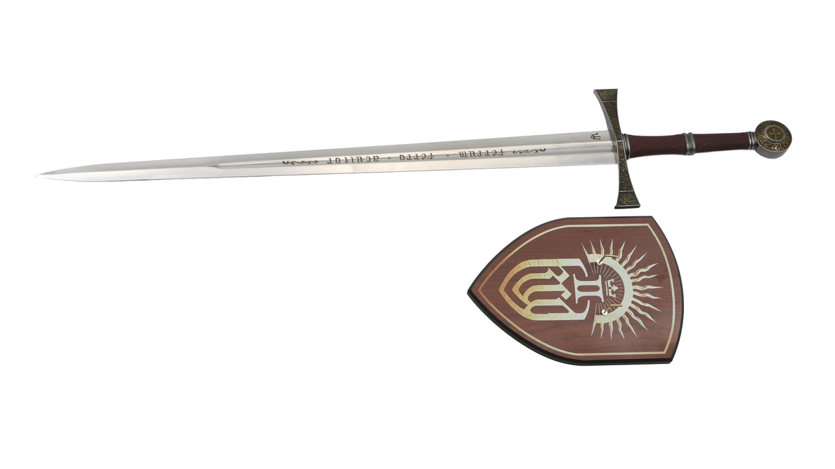 Crimson Desert - Deluxe Engraved Longsword with Display Plaque Sword - Tophatter Daily Deals