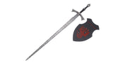 House Of The Dragon - Daemon Targaryen Dark Sister with Plaque and Scabbard Sword - Tophatter Daily Deals