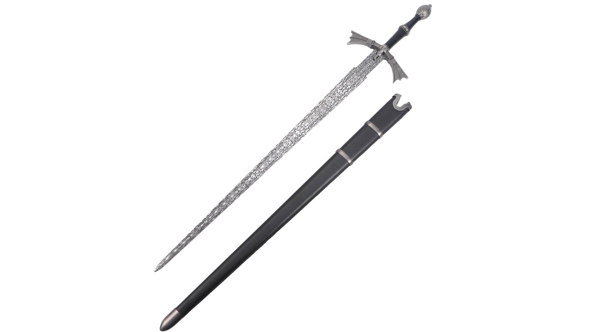 House Of The Dragon - Daemon Targaryen Dark Sister with Plaque and Scabbard Sword - Tophatter Daily Deals