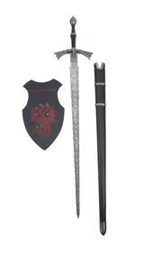 House Of The Dragon - Daemon Targaryen Dark Sister with Plaque and Scabbard Sword - Tophatter Daily Deals