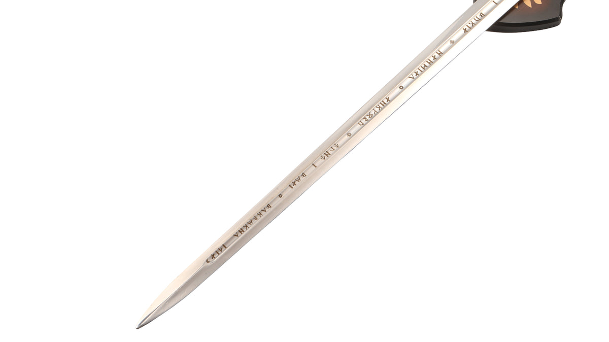 LORD OF THE RINGS - NEW! Superior Anduril, The Sword Reforged with Scabbard and Plaque Sword - Tophatter Daily Deals