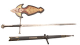 LORD OF THE RINGS - NEW! Superior Anduril, The Sword Reforged with Scabbard and Plaque Sword - Tophatter Daily Deals