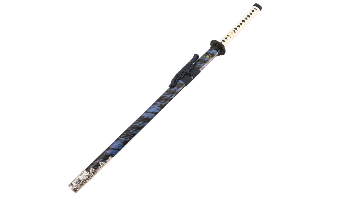 Ghost Of Tsushima - NEW DELUXE EDITION Storm Of Clan Sakai Embossed Display (Straight Blade) Katana Katana - Tophatter Daily Deals