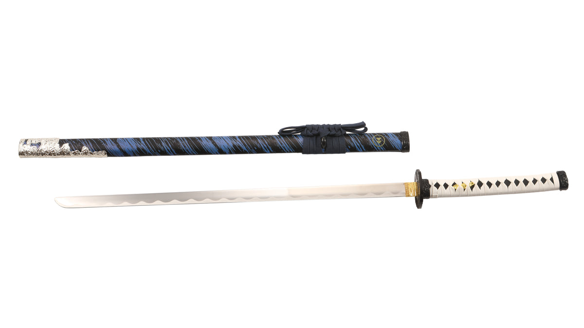 Ghost Of Tsushima - NEW DELUXE EDITION Storm Of Clan Sakai Embossed Display (Straight Blade) Katana Katana - Tophatter Daily Deals