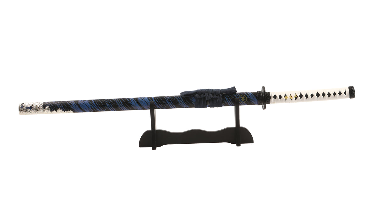 Ghost Of Tsushima - NEW DELUXE EDITION Storm Of Clan Sakai Embossed Display (Straight Blade) Katana Katana - Tophatter Daily Deals